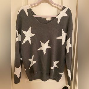 Alter’d State Gray Star Sweater